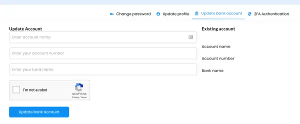 How to Update Your Phone number & Bank Details on Waploaded