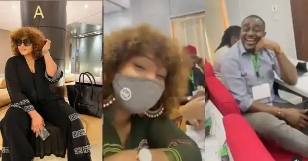 “I Really Missed You” – Actress, Omotola Jalade Says As She Reunites With Emeka Ike (Video)