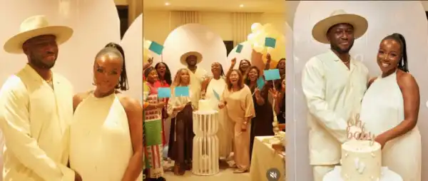 “It’s A Boy”- Actress Ini Dima Okojie Melts Hearts With Gender Reveal Video