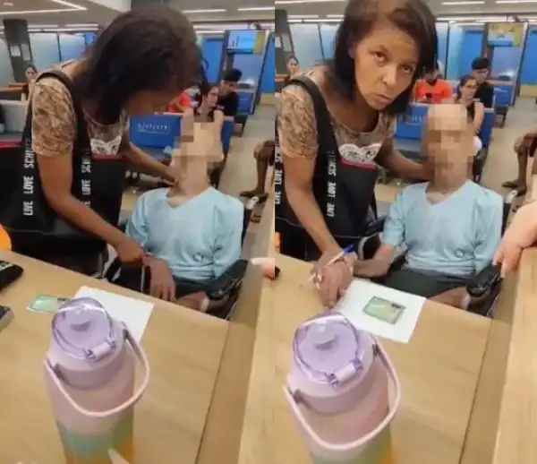 Shock As Woman Wheels Her Dead Uncle