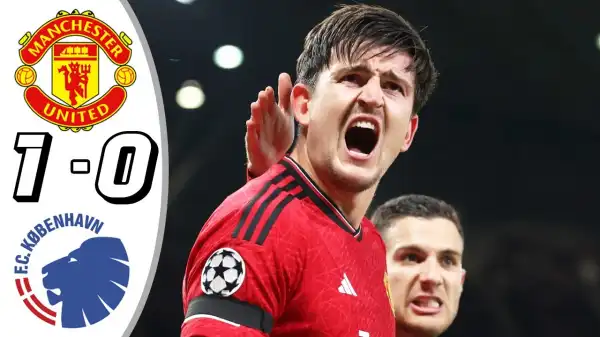 Manchester United vs Copenhagen 1 - 0 (Champions League Goals & Highlights)
