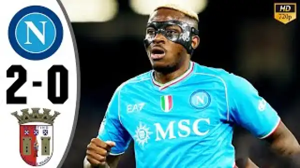 Napoli vs Braga 2 - 0 (Champions League Goals & Highlights)