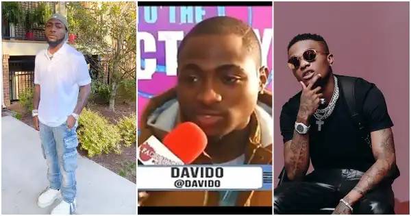 Throwback Interview Of Davido Speaking Highly Of Wizkid (Video)