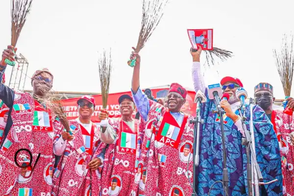 Pictures Of Tinubu And APC Leaders At Ekiti Guber Rally For Biodun Oyebanji -