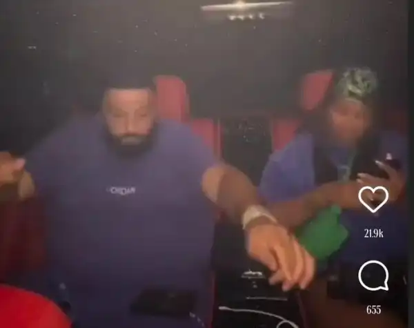 Video Of DJ Khaled Vibing To Burna Boy’s ‘Last Last’