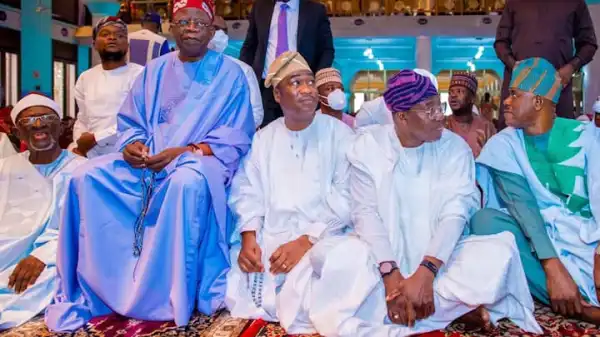 Tinubu Prays On Chair At Eid, His Health Status Questioned
