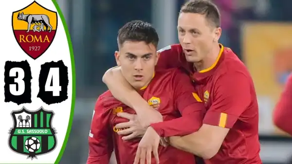Roma vs Sassuolo 3 - 4 (Serie A 2023 Goals & Highlights)