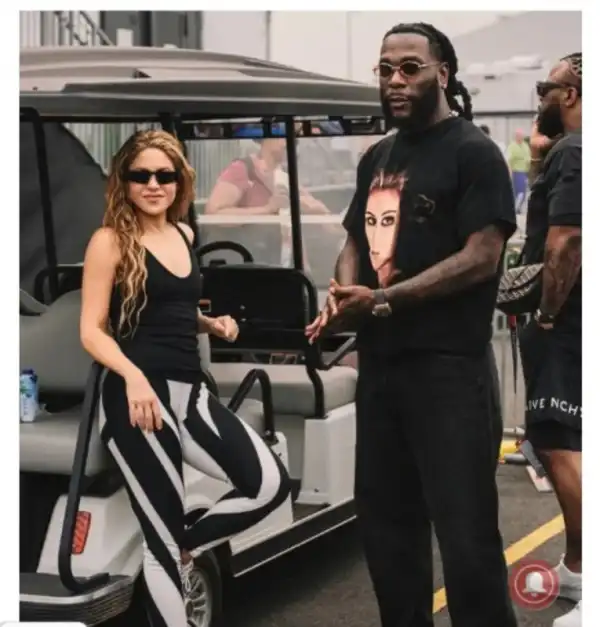 Burna Boy, Shakira reunite ahead of historic World Cup final halftime show