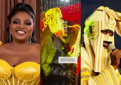 Lagbaja Brings Back Happy Memories As He Sings At Funke Akndele Movie Premiere