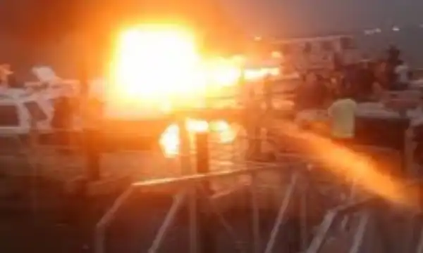 Many injured as LAGFERRY boat catches fire in Ikorodu