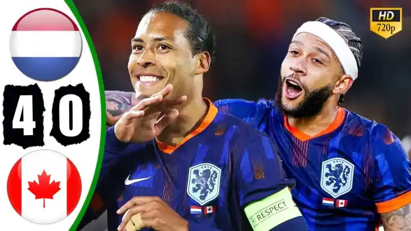 Netherlands vs Canada 4 - 0 (Friendly 2024 Goals & Highlights)