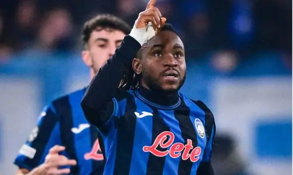 UCL: Lookman named Man of the Match as Atalanta lose to Real Madrid