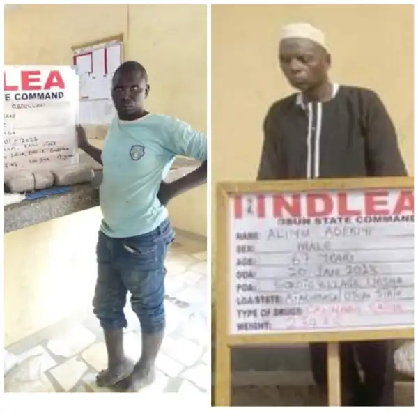 NDLEA arrests 67-year-old blind grandpa and leper for drug trafficking