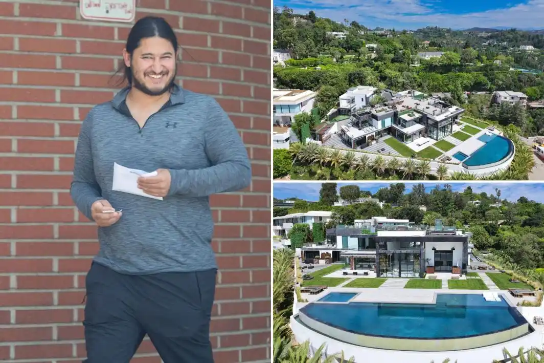 Edwin Castro buys his third mansion worth $47M mansion with 7 bedrooms and 11 bathrooms after winning $2B lottery in February (photos)