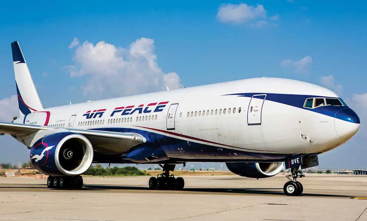 Flight disrupted as Air Peace aircraft hits large antelope on Abuja airport runway