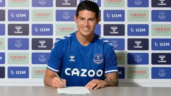 Everton Announce Signing Of James Rodriguez