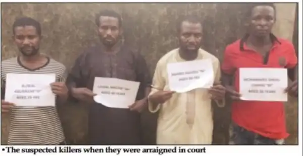 Suspected killers of Fasoranti’s daughter  docked