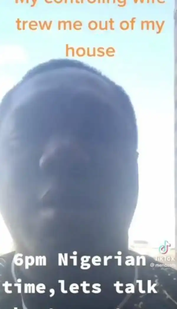 Moment Nigerian Man Was Thrown Out Of His House By His Wife In The US (Video)