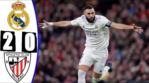Athletic Club vs Real Madrid 0 - 2 (LaLiga 2023 Goals & Highlights)
