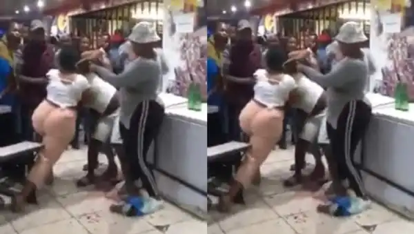 Video: Woman beat husband to near death after catching him with a side chick