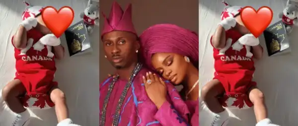 Priscilla Ojo-Mkambala and Juma Jux’s Baby Boy, Prince Rakeem, Gets Canadian Passport Weeks After Birth