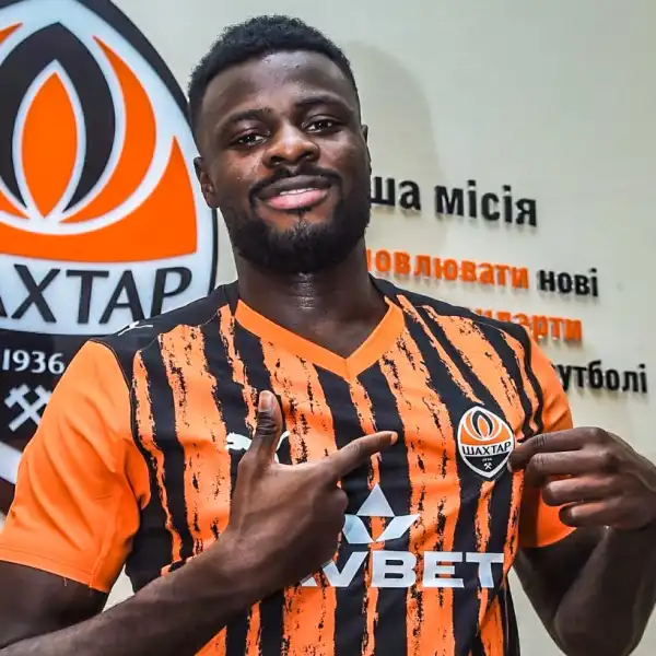 Transfer: Ukrainian club Shakhtar Donestk sign Nigerian midfielder