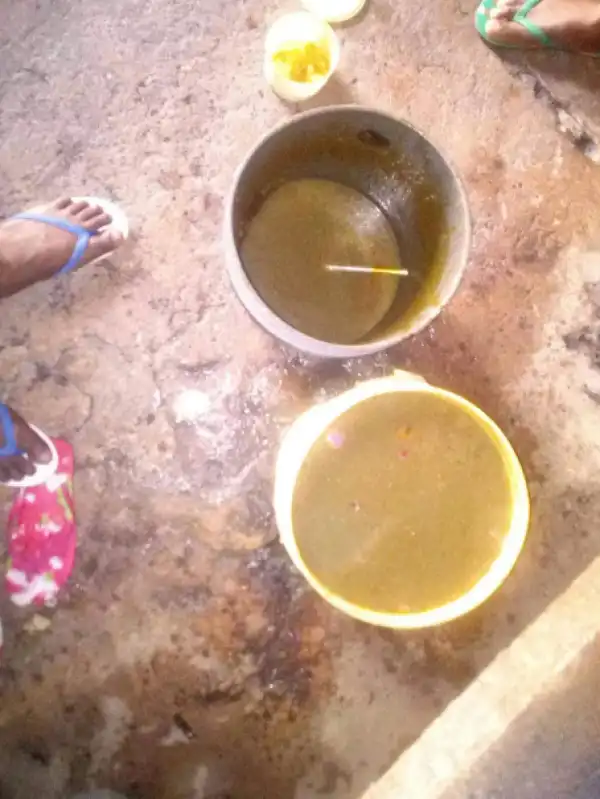 Activist draws attention to the poor watery soup allegedly served to inmates in Kaduna Prison