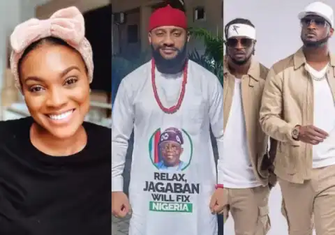 Jude Okoye’s wife, Ify supports Yul Edochie’s statement on Psquare’s split