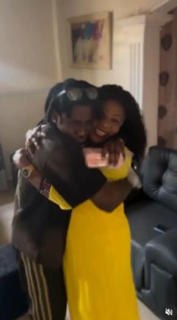The Only Reason Man Dey Hustle – Shallipopi Writes As He Reunites With His Mother (Video)