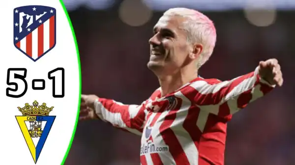 Atletico Madrid vs Cadiz 5 - 1 (Laliga 2023 Goals & Highlights)