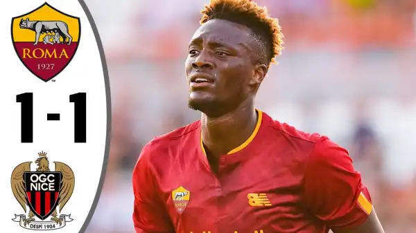Roma vs Nice  1 - 1 (Friendly 2022 Goals & Highlights)