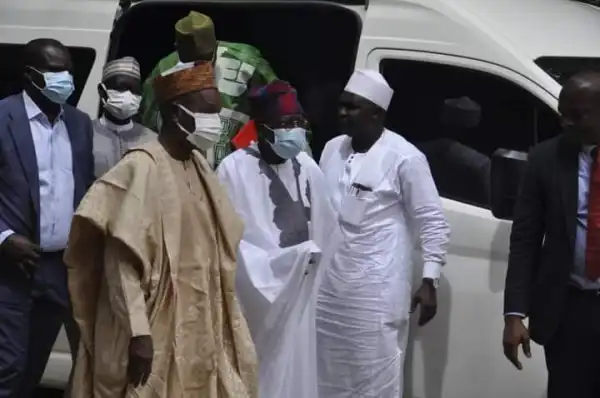 Tinubu, Gov Masari In Closed-Door Meeting With Buhari