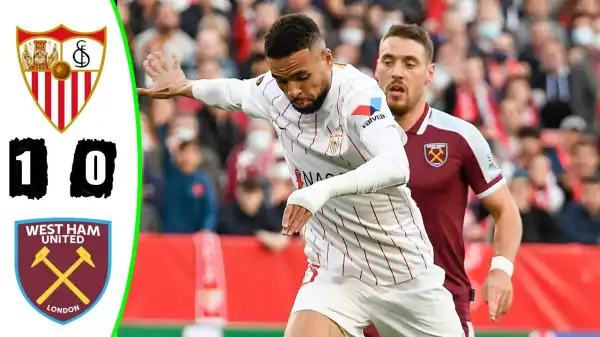 Sevilla vs West Ham 1 − 0 (Europa League 2022 Goals & Highlights)