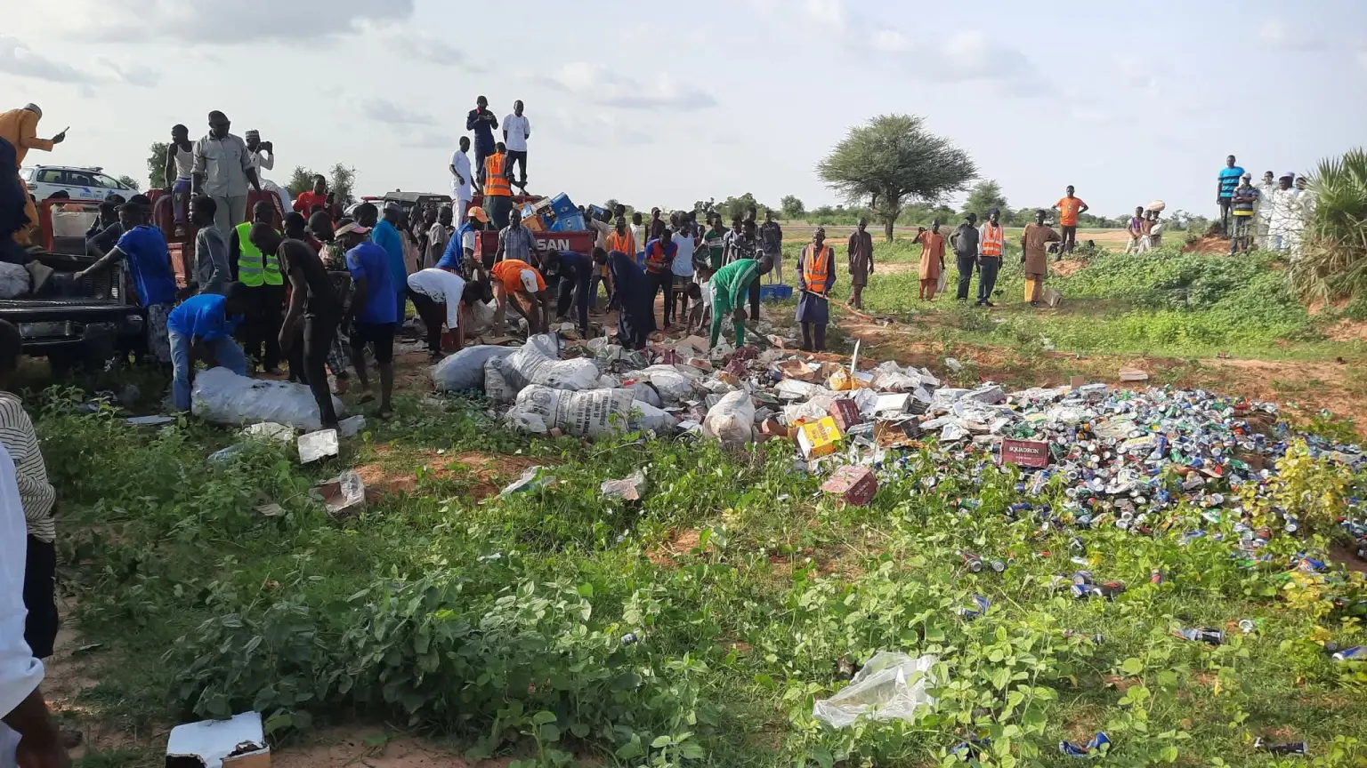 Yobe Hisbah destroys confiscated cartons of alcohol, arrests dealers