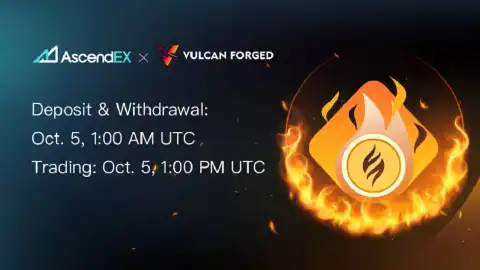 Vulcan Forged Lists on AscendEX – Press release Bitcoin News