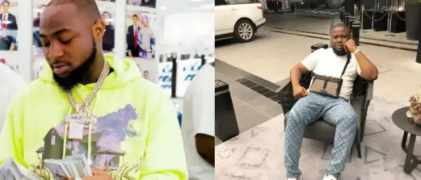 Respect Money! Davido confirms that Hushpuppi’s money is heavy as he bows to him on Instagram (Photos)