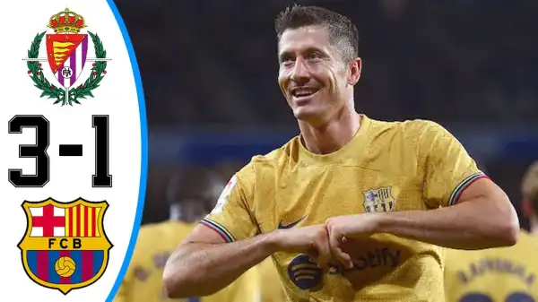 Real Valladolid vs Barcelona 3 - 1 (Laliga 2023 Goals & Highlights)