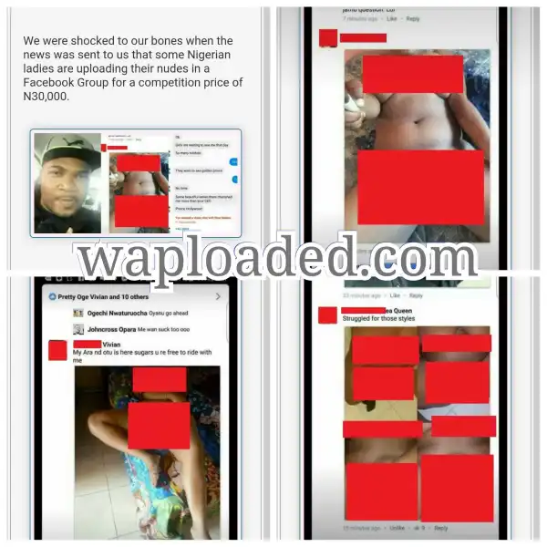 See Facebook Group Where Nigerian Girls Share Their N@k£d P!ctures For N30k