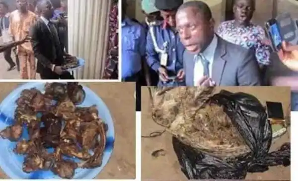 End Time....!!! Pastor Caught With Human Meat And Fetish Items (Graphic Photo)