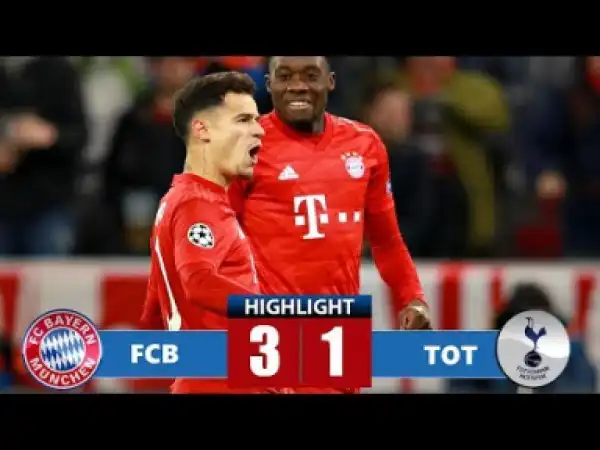 Bayern vs Tottenham  3  -  1  UCL All Goals & Highlights | 11-12-2019