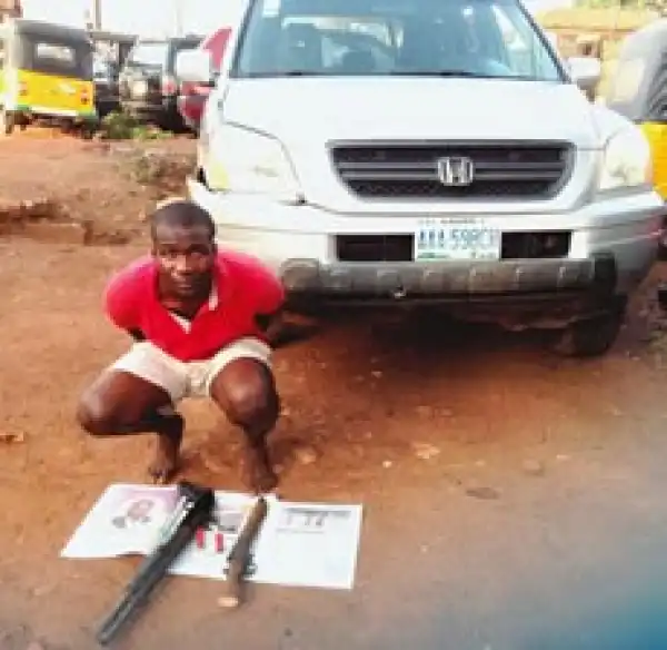 27-Year-Old University Graduate Arrested For Armed Robbery In Enugu