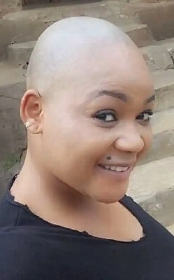 Actress Rachael Okonkwo Scrapes Off Her Hair