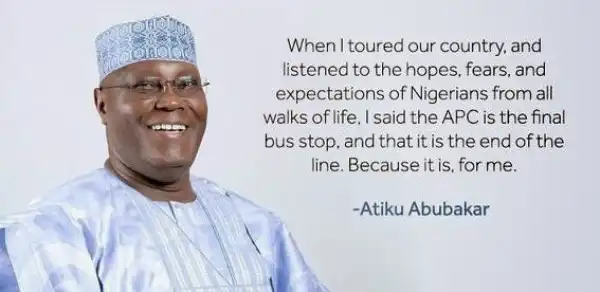 Atiku Abubakar releases a statement on his politicalstance...