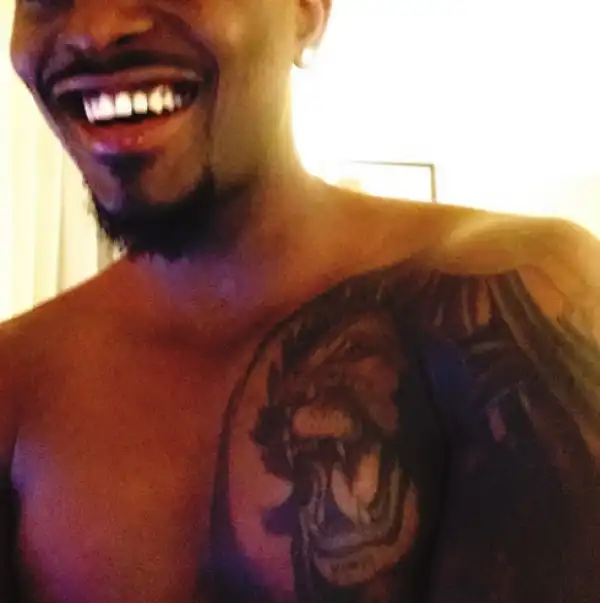 BBA Tayo Faniran gets huge lion tattoo on his chest