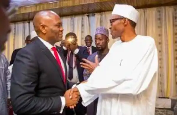 Businessman, Tony Elumelu Visits Gen. Muhammadu Buhari To Congratulate Him