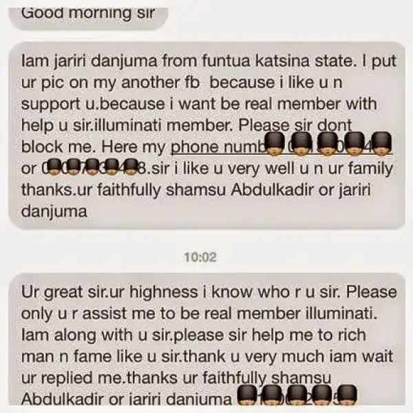 Charlie Boy Shares Shocking Mail A Fan Sent Him About Joining Illuminati
