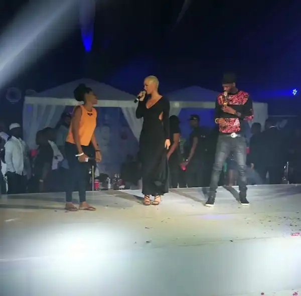 #Dbanjat10: How Amber Rose ended up spending just 7 minutes on stage