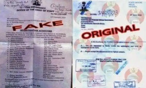 EFCC clears the air on fake document ordering probe of APC leaders