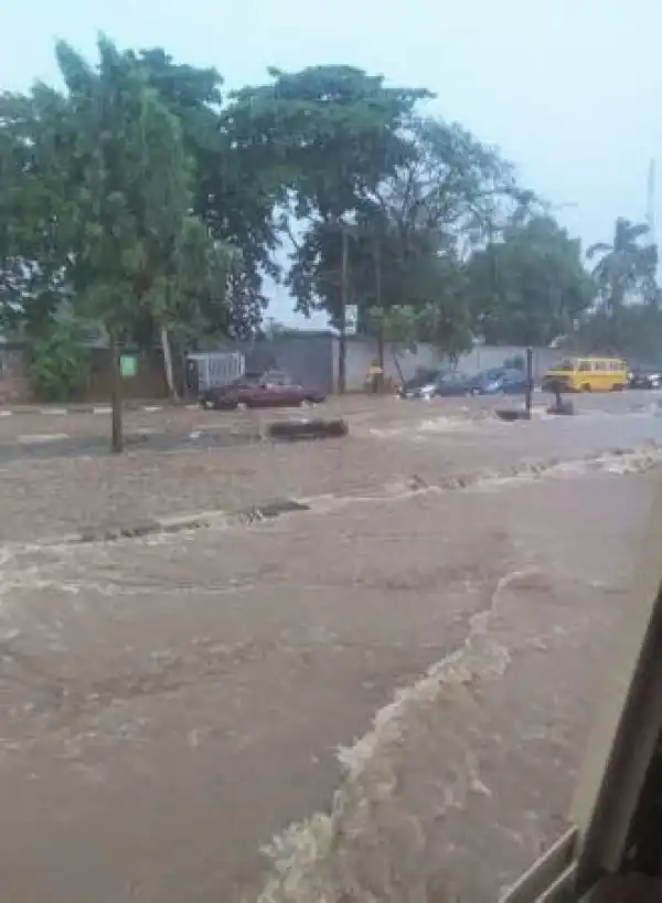 Flood In Lagos State Yesterday...