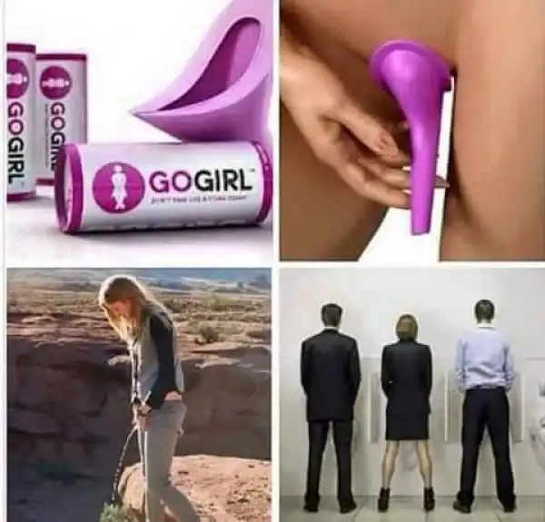 Have You Seen It? Now Ladies Can Urinate Like Guys Using This Tools While Standing